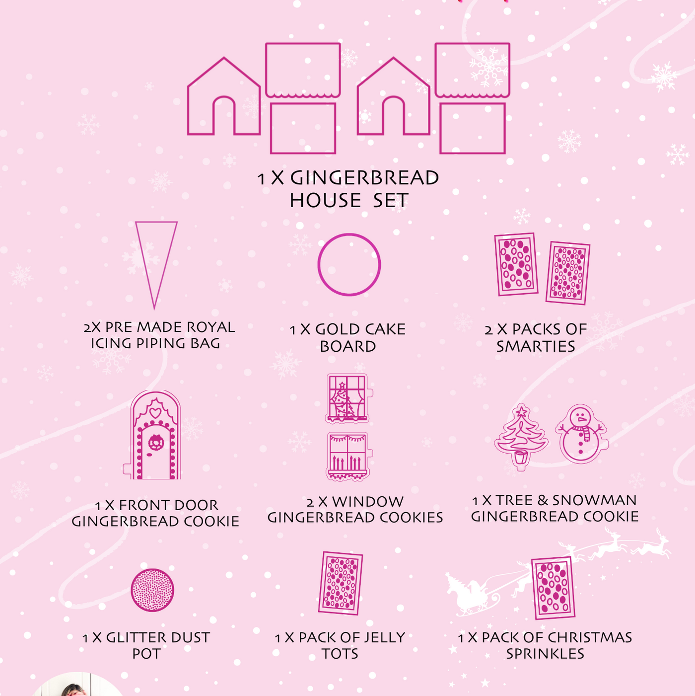 Gingerbread house kit