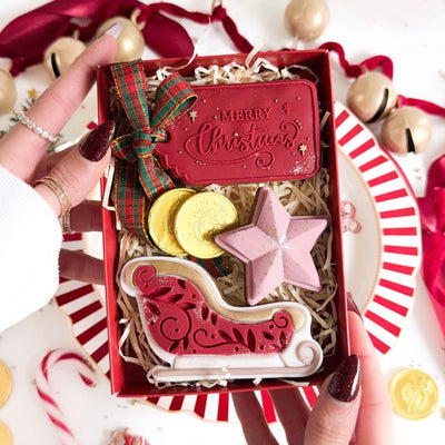 Merry Christmas Cookie Gift Box 