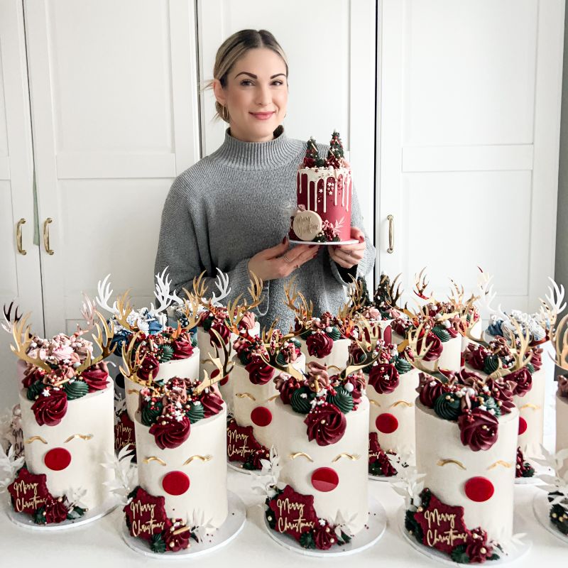 Cake Pans Small Christmas Cake Tins Baking Tins For Mini Christmas