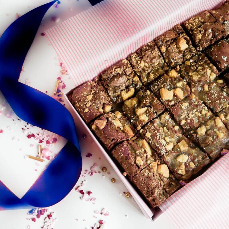 Fathers day brownie box