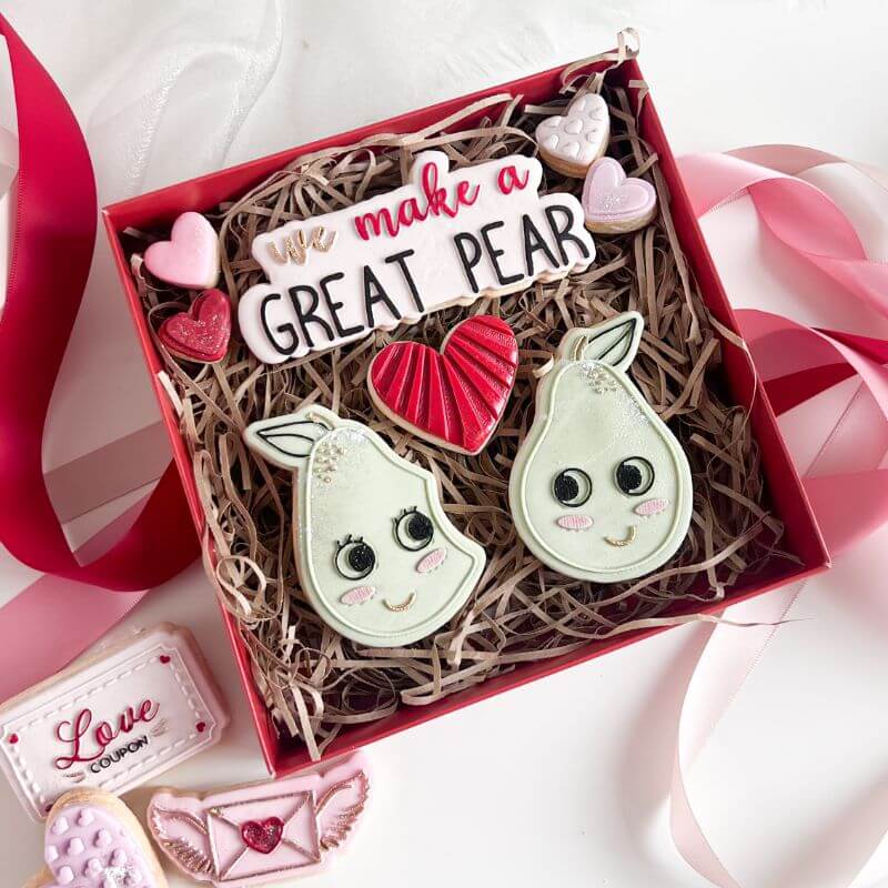 Valentines Cookie Gift Box