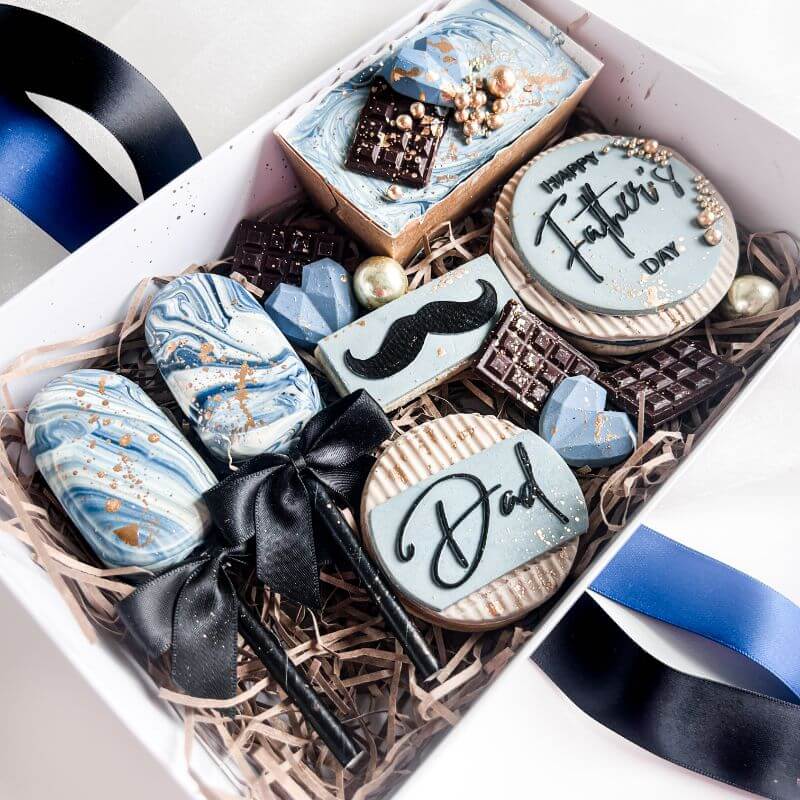 Fathers day cookie box